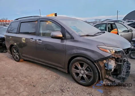 2017 Toyota Sienna Se from USA, damaged, VIN 5TDXZ3DC7HS835340